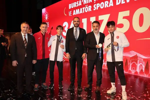 Bursa’da amatör spor kulüplerine 34,1 milyon liralık destek sağlandı
