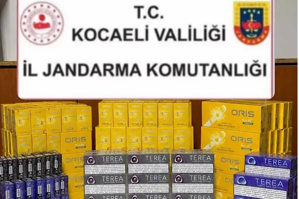Kocaeli’de 1 milyon 150 bin liralık kaçak tütün ve sigara ele geçirildi