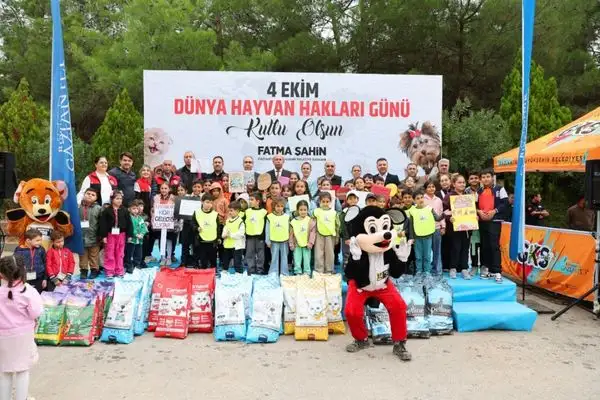 Gaziantep’te Dünya Hayvanları Koruma Günü programı düzenlendi