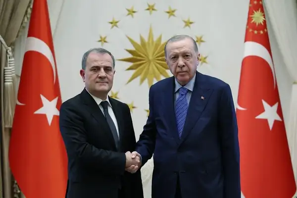 Cumhurbaşkanı Erdoğan, Azerbaycan Dışişleri Bakanı Bayramov’u kabul etti