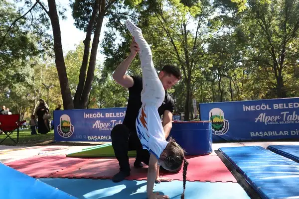  İnegöl’de 2. Spor Şenliği çocukları buluşturdu