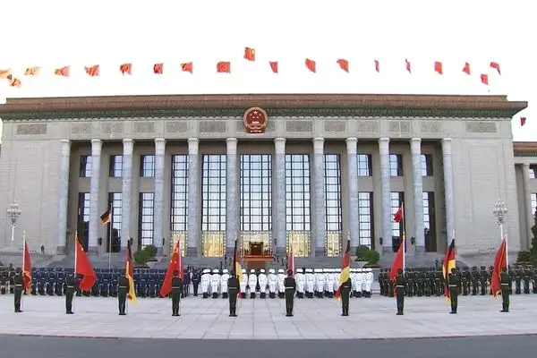 Xi’den Almanya Cumhurbaşkanı’na resmi karşılama töreni