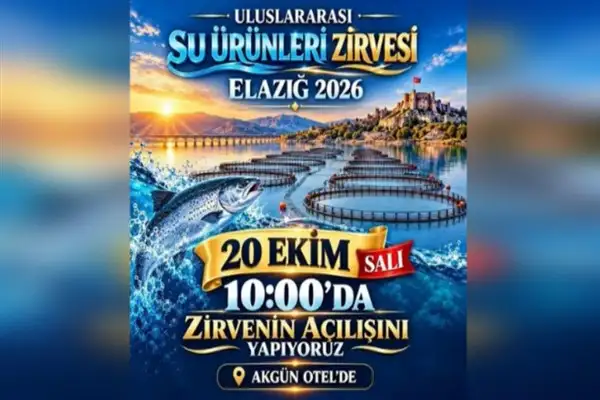 Elazığ’ın su ürünleri potansiyeli 20 Ekim’de tanıtılacak
