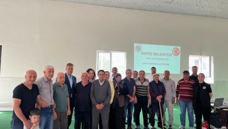 Kepez’de afet farkındalık seminerleri devam ediyor