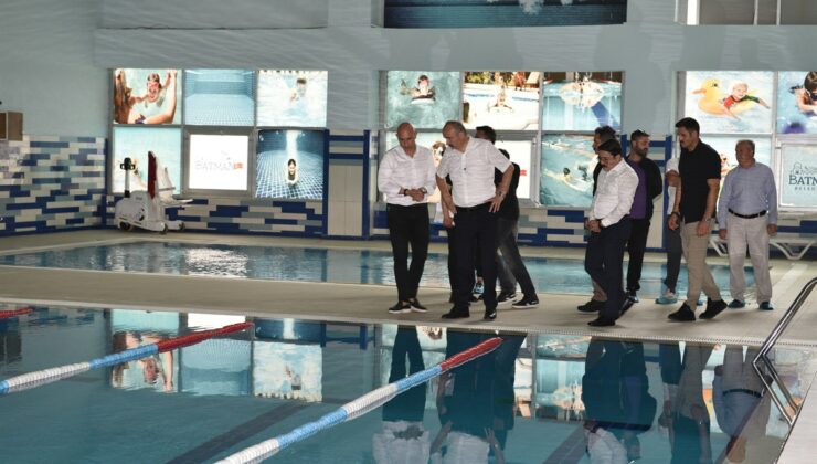 Vali Canalp, Batman Belediyesi Spor Kompleksi’nde inceleme yaptı