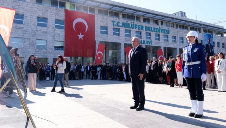 Nilüfer’de 19 Mayıs kutlamaları çelenk sunma töreni ile başladı