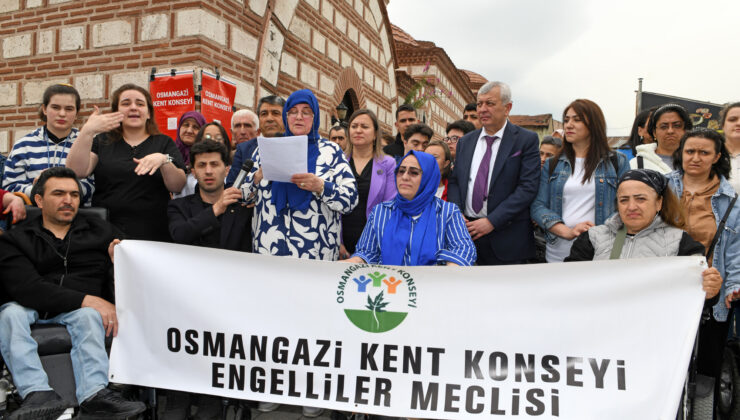 Osmangazi Belediyesi’nden engelli bireylerin annelerine emeklilik hakkı verilsin çağrısı