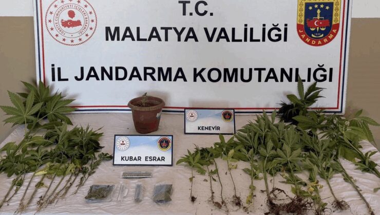 Malatya’da uyuşturucu operasyonu