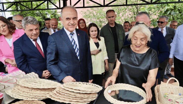 Vali Erol, el ürünleri sergisinin açılışını yaptı