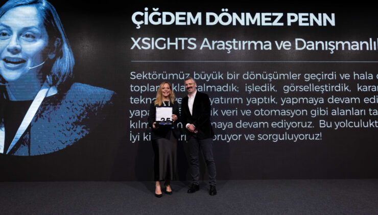 Araştırma sektöründe çeyrek asrı deviren XSIGHTS Kurucusu Çiğdem Penn’e büyük onur