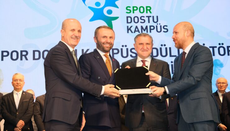 Recep Tayyip Erdoğan Üniversitesi’nde Spor Dostu Kampüs Projesi Ödül Töreni yapıldı