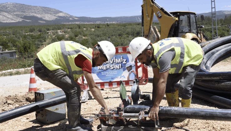 Kelceköy’de içme suyu hattı yenileniyor