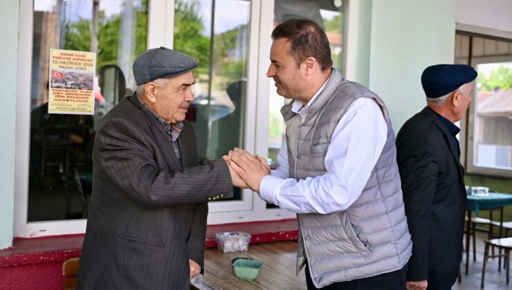 Başkan Akın, köy hayırlarını ziyaret etti
