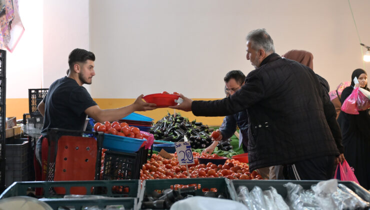 Sonevler Kapalı Pazar Yeri hizmete açıldı