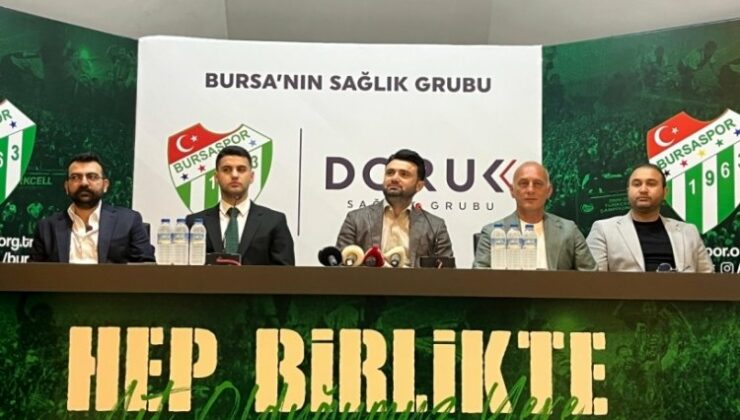 Bursaspor, istasyon isim hakkı ve sağlık sponsorluğu için imza attı