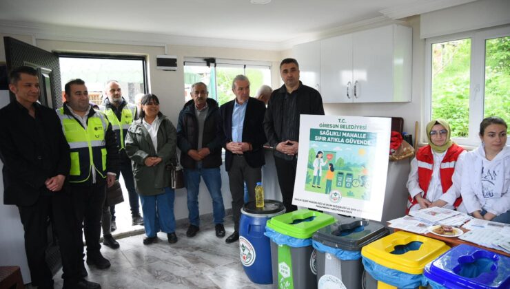 Giresun Belediyesi’nden “Sağlıklı Mahalle – Sıfır Atıkla Güvende” etkinliği