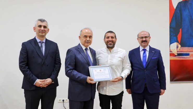 Ordu’da bağışta bulunan hayırseverlere teşekkür belgesi verildi