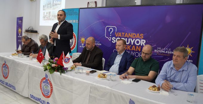 Başkan Aydın Helva Köyü Derneği’nde soruları yanıtladı