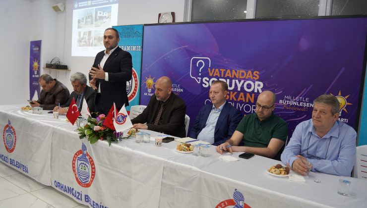 Başkan Aydın Helva Köyü Derneği’nde soruları yanıtladı