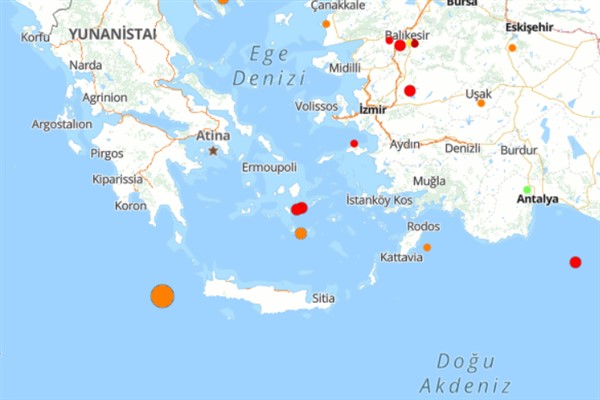Akdeniz’de deprem