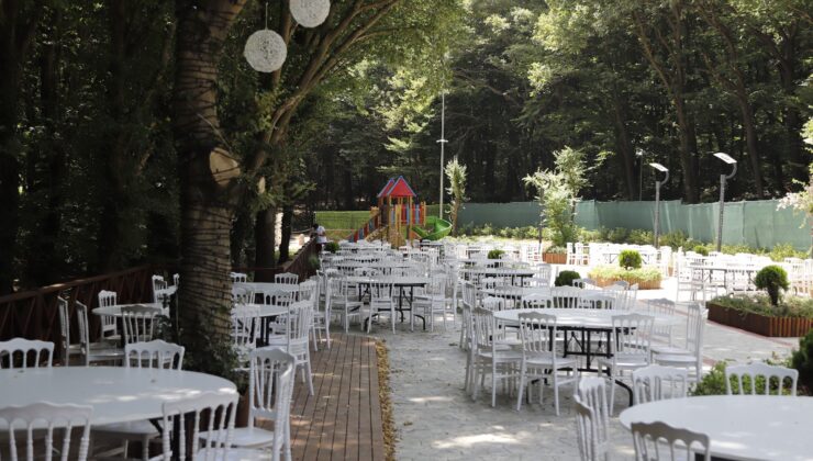 Fatih Sultan Mehmet Tabiat Parkı, nikah sezonuna hazır