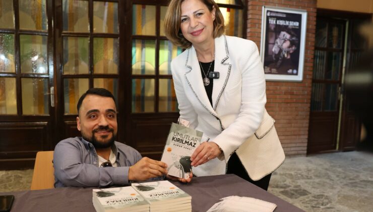 Başkan Ünlüce, cam hastası Burak Sakçı ile bir araya geldi