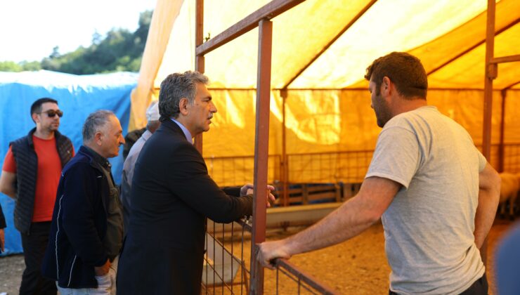 Gemlik Belediyesi kurban pazarında satışlar başladı