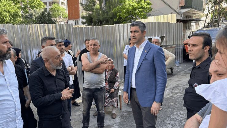 Başkan Yüksel, yangından etkilenen aileleri ziyaret etti