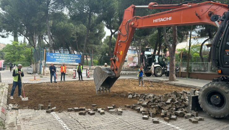 Aydın Büyükşehir Belediyesi altyapı çalışmalarını sürdürüyor
