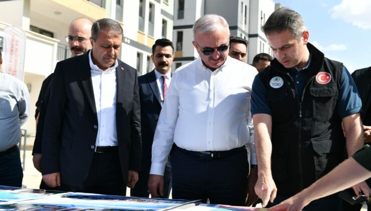 Vali Şıldak ve Bakan Yardımcısı Karaloğlu, TOKİ konutlarını inceledi