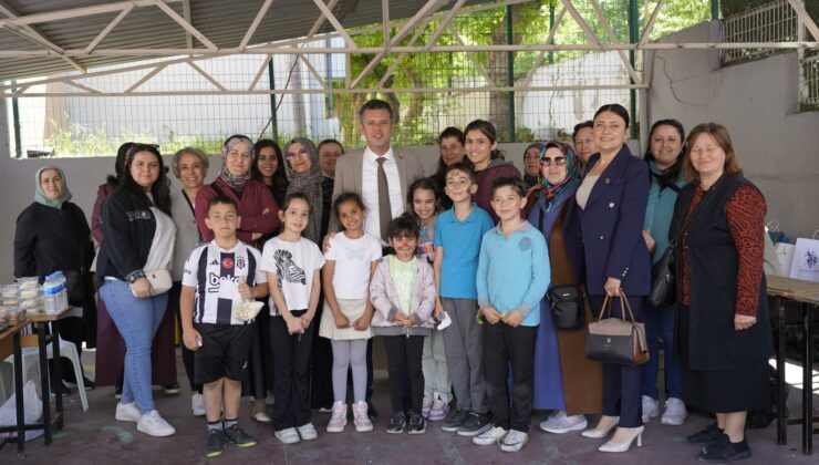 Başkan Sarıkurt, Vehbi Günaştı İlkokulu bahar kermesine katıldı