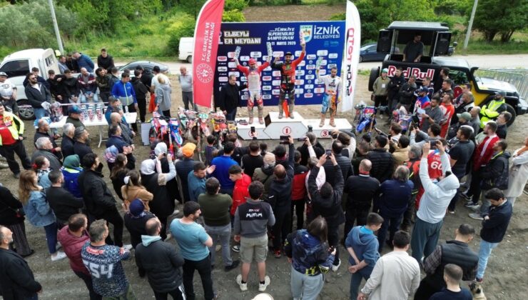 İznik’te Enduro kupaları sahiplerini buldu