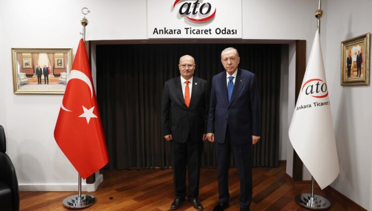 Cumhurbaşkanı Erdoğan’dan ATO’ya ziyaret