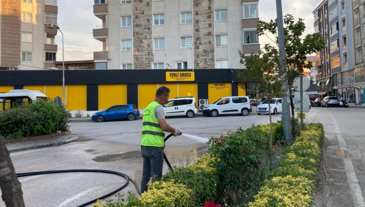 Orhangazi Belediyesi’nden Kurban Bayramı için temizleme çalışması