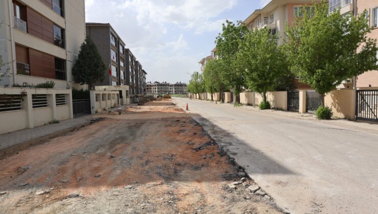 Eskişehir Büyükşehir Belediyesi’nden altyap çalışması