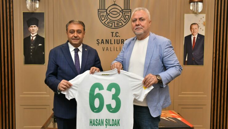 Şanlıurfaspor yönetiminden Vali Şıldak’a ziyaret