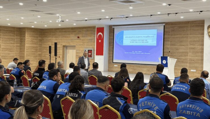 Zabıta personeline hizmet içi eğitim semineri düzenlendi
