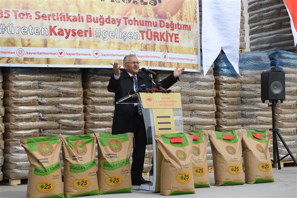 Kayseri’de 6 yılda çiftçilere 3 bin 992 ton tohum dağıtıldı