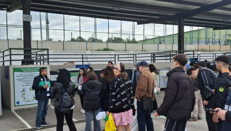 Erasmus öğrencileri, Sıfır Atık Merkezi’ni ziyaret etti