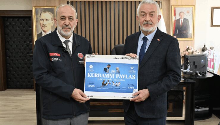 Başkan Başdeğirmen, Filistin’e kurban bağışı yaptı