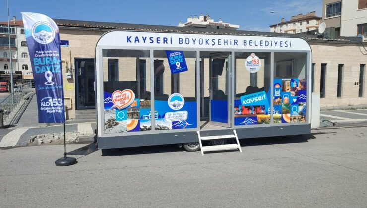 Kayseri Büyükşehir Belediyesi’nden Mobil Beyaz Masa projesi