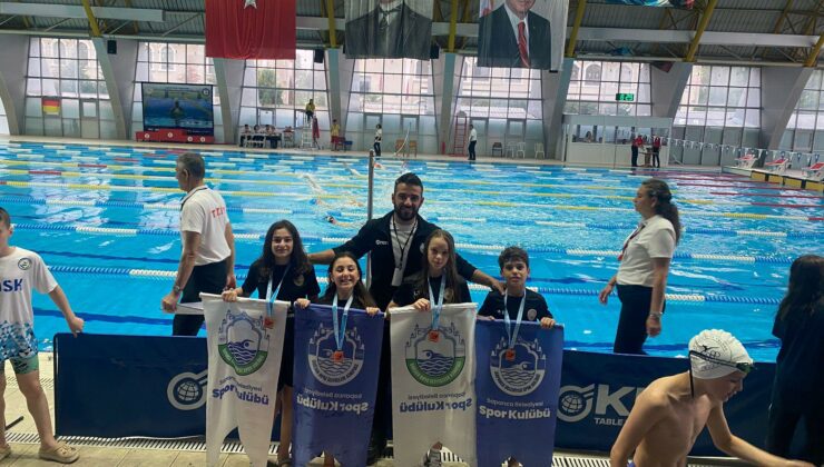 Sapanca Belediyesi Spor Kulübü yüzücülerinden büyük başarı