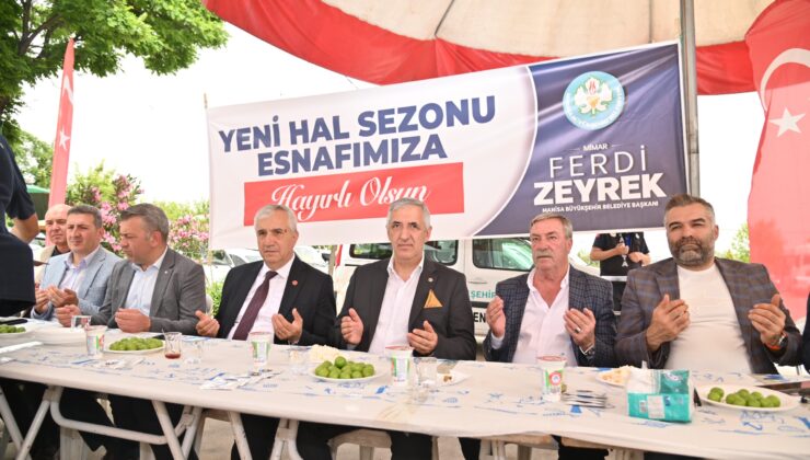 Yeni hal sezonu Turgutlu Sebze ve Meyve Hali’nde açıldı