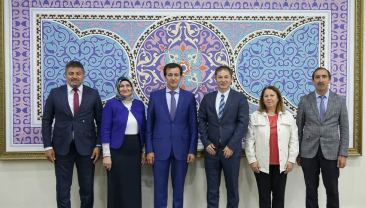 Gençlik ve Spor İl Müdürü Uzuner’den Rektör Emiroğlu’na hayırlı olsun ziyareti