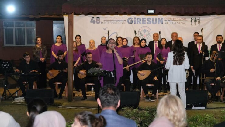 Uluslararası Giresun Aksu Festivali, konserle başladı