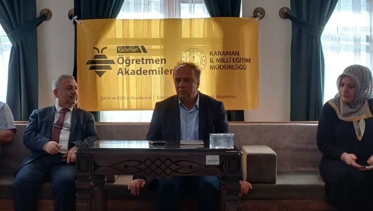 Yazar Ali Emre, Edebiyat Akademisi’nde öğretmenlerle buluştu