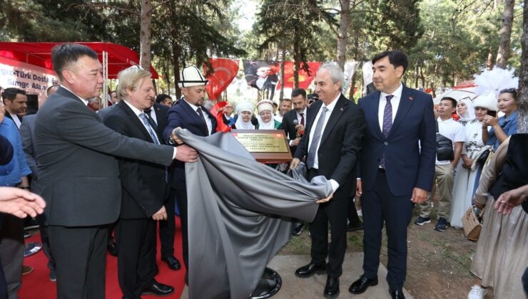 Kepez Belediyesi’nden Kırgız-Türk Dostluğu Simge Alanı