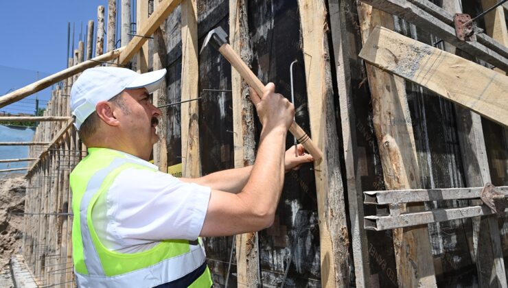 İluh Şehit Özkan Kocaer Polis Merkezi inşaatına ilk çivi çakıldı