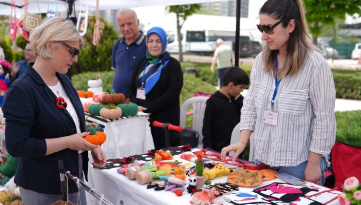 Kadın Emeği Pazarı ve Engelsiz Yaşam Merkezi Atölye Sergisi kuruldu