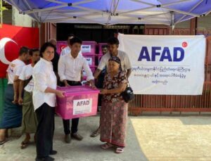 AFAD'dan Myanmar’daki depremzedelere yardım eli